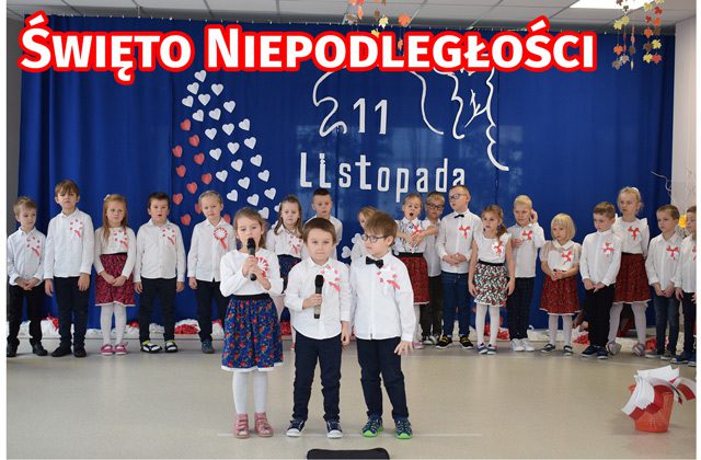 Święto niepodległości w gminnym przedszkolu
