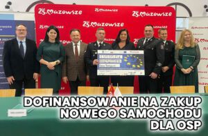 Dofinansowanie na zakup nowego samochodu dla OSP w Kuklówce Zarzecznej