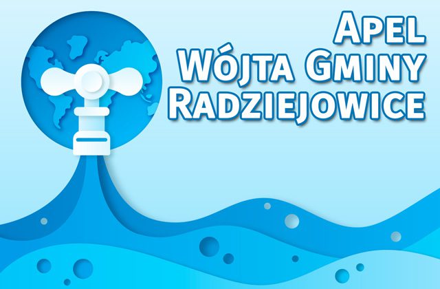 Apel Wójta Gminy - oszczędzajmy wodę
