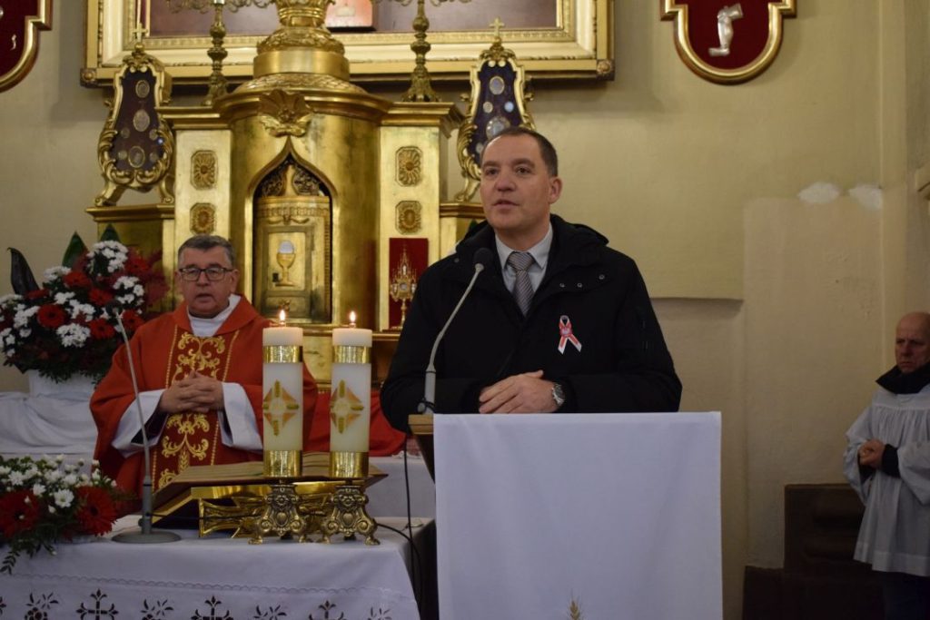 Święto niepodległości - wójt gminy przemawia