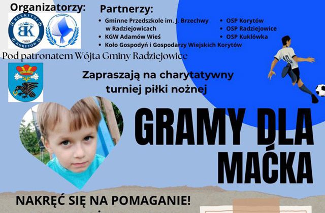 Plakat informacyjny, tekst w treści artykułu