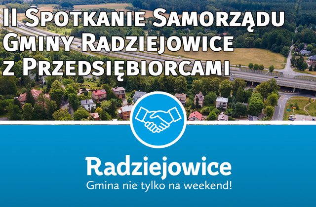 Plakat wydarzenia - spotkanie z przedsiębiorcami