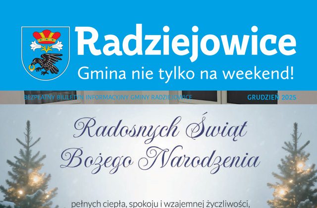 Biuletyn Gminy Radziejowice - grudzień 2025 - okładka