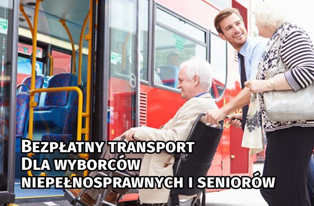 Bezpłatny transport dla wyborców niepełnosprawnych i seniorów