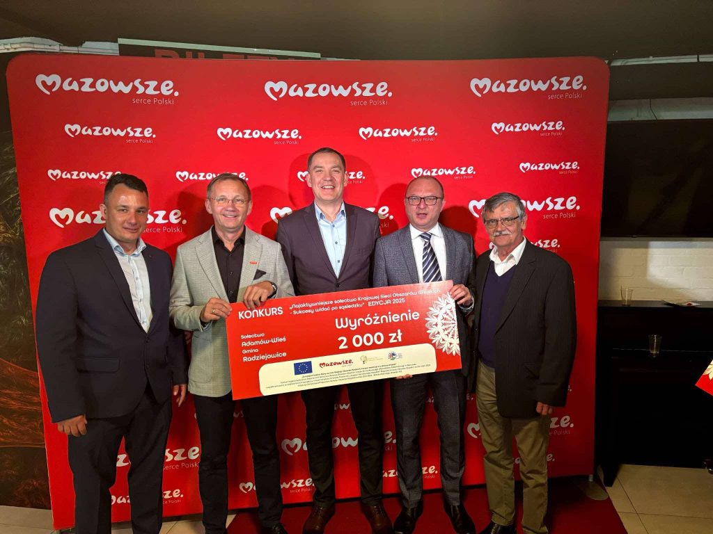 Wójt Gminy Radziejowice na scenie