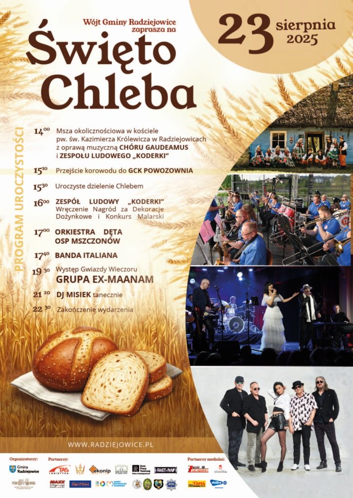 Plakat Święto Chleba Radziejowice 2025