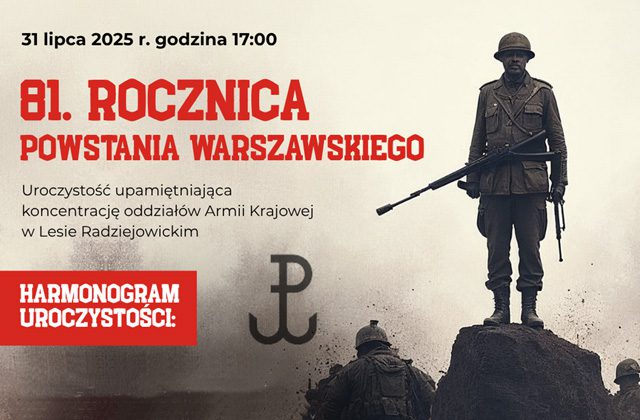 81rocznica wybuchu Powstania Warszawskiego