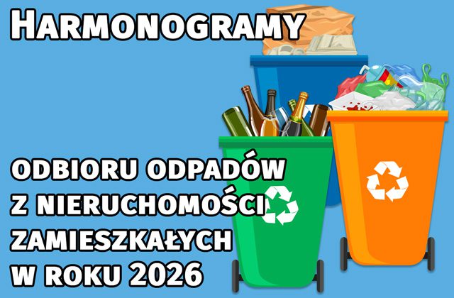 harmonogramy odbioru odpadów 2026 rok