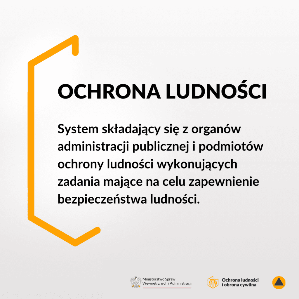 Infografika ochrona ludności i obrona cywilna