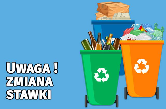 zmiana stawek opłaty śmieciowej