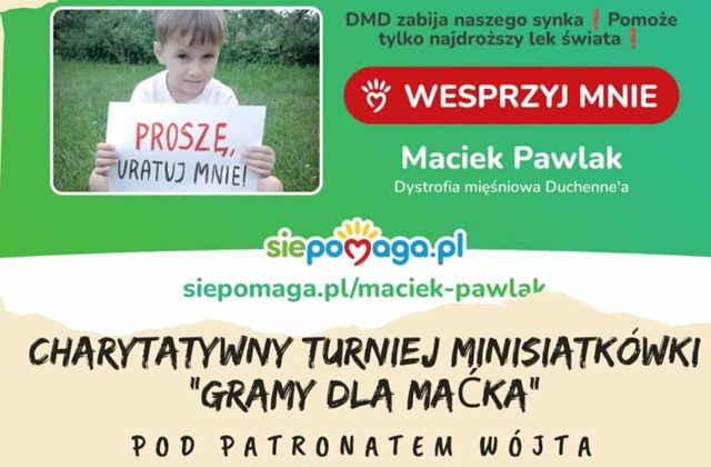 Charytatywny Turniej Minisiatkówki „Gramy dla Maćka”