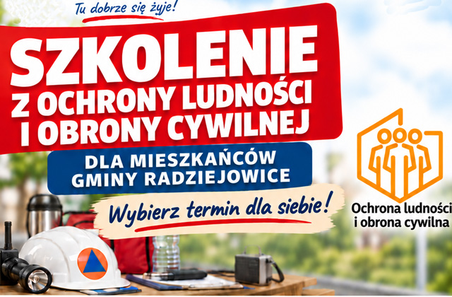 Szkolenia z ochrony ludności i obrony cywilnej dla mieszkańców Gminy Radziejowice